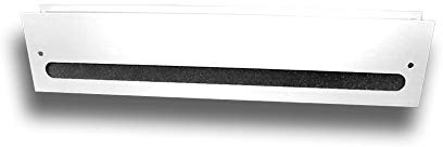 K-TECH-PRO Türlüftungsgitter Türgitter Türlüftung schallgedämmt doppelseitig Farbe weiß