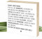 Wunderpixel® Holzbild Danke liebe Mama - v2 15x15x2cm zum Hinstellen/Aufhängen, echter Fotodruck mit Spruch auf Holz - schwarz-weißes Wand-Bild Aufsteller Dekoration Danke-schön Muttertags-Geschenk