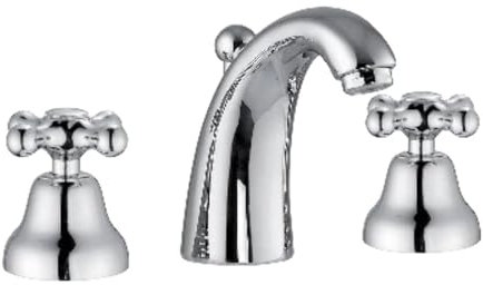 PORTA Batteria LAVABO Canna Alta Serie Marea Bini Cromo