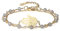 COAI Geschenkideen Glücksarmband Doppelschichtes Armband mit Labradorit Perlen Hamsa Hand Charm für Damen