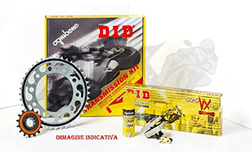 Kit Trasmissione DID Pignone+Corona+Catena Transalp XL 650 V 1999-2000-2001-2002-2003-2004-2005-2006