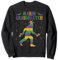 Fun Madi Mardi Gras Bigfoot Sasquatch Mardi Gras Kleidung Herren Sweatshirt