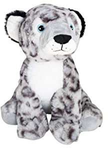 HEITMANN DECO PET Plüsch Schneeleopard, weiß / grau, ca. 25cm