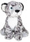 HEITMANN DECO PET Plüsch Schneeleopard, weiß / grau, ca. 25cm