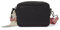 Bolso bandolera negro con accesorios para mujer parita