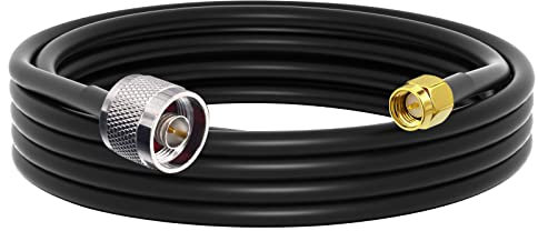 YILIANDUO LoRa Antennenverlängerungskabel N Stecker auf SMA Stecker Low Loss Y240 Kabel 5M für Wireless Router LoraWan Gateway Antenne RAK Nebra Bobcat HNT Helium Hotspot Miner Antenne