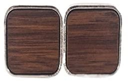 EIFINE Hölzerne Runde Manschettenknöpfe Männer Hölzerne Manschettenknöpfe Hemden Manschettenknöpfe Business Hochzeit Knöpfe (Color : 007-B1, Size : 2 * 2cm)