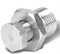 Lambdasonde Adapter O2 Sauerstoffsensor Extender mit Gewindeanschluss M18 x 1,50 bis M12 x 1,25 Edelstahl Sauerstoffsensor Adapter für Silvia S13 S14