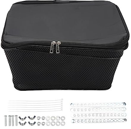 Tanant Fahrradkorb Hinten, 20 L Fassungsvermögen, 20 Kg Lager, wasserdichte Gepäckträger-Aufbewahrungstasche für Den Außenbereich, Passend für die Meisten Hinteren Fahrradträger