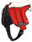 Brama West Bareback Reitpad UNICA mit Wolle von Pioneer - super Soft - Made in Italy - Farbe Rot, Gr. Full