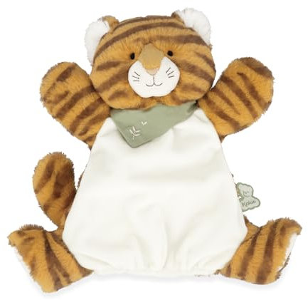 Kaloo - Les Amis - Baby Plüschhandpuppe Papaye die Tigerin - 24 cm - Sehr weiches Material - Ab Geburt, K224005