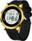 Hombre Relojes para Hombre Mujer Relojes unisex Ultra-Fino Minimalista Relojes Deportivos Digitales Relojes impermeables de aleación con luz de alarma Cronómetro Relojes pulsera multifuncional (Oro)