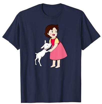 Heidi mit Ziege Süß Zeichentrick TV Serie T-Shirt