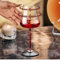 GCZQYAM Copa de cristal giratoria para vino tinto o vino blanco, cuerpo de copa extraíble, vástago de copa de aluminio, copas giratorias creativas para vino, whisky, champán, cócteles, etc.