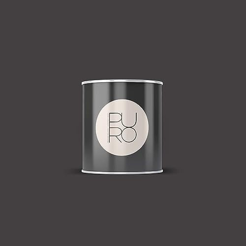 BRICOFLOR Wandfarbe schwarz matt ideal für Schlafzimmer und Jugendzimmer Dispersionsfarbe für Innen mit Deckkraftklasse 1