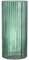 KAYLETIN Geriffelte Glasvase, grüne Glasvasen für Blumen, geriffelte Vase für Blumenstrauß, hohe Vasen für Wohnzimmer, Schlafzimmer, Esstisch, Büro, Hochzeit, Bücherregal, 25 cm
