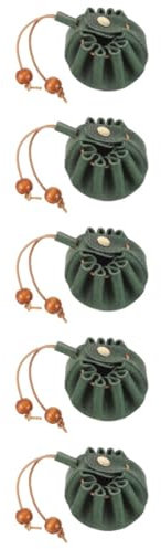 Abaodam 5St Tasche mit Kordelzug Cinch-Tasche kleine Schmuckbeutel Taschen Geldbörse Storage Pockets Storage Bags verschleißfeste Würfeltasche Würfel tragbare Tasche Echtes Leder Green
