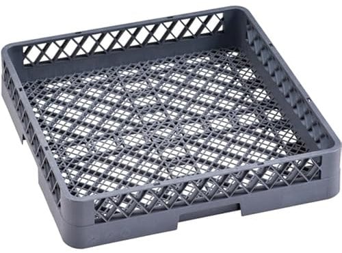 Stalwart Dishwasher Basket 500mm for Washing Utensils, Pots, Pans, Bowls Cups & Saucers, Warewash Spare Basket | Capacity 20 Pints, Open Basket 50 x 50cm x 10cm H