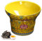 Colino da tè in porcellana - Filtro da tè dipinto in oro, infusore per tazza da tè in rete | Accessori per il servizio da tè in porcellana, setaccio da tè in ceramica sfusa, accessori per tè