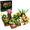 Fuleying Sukkulenten Bausteine Bausatz für Erwachsene, 9 Pack DIY Botanische Sammlung Klemmbausteine, Künstliche Pflanzen Set für Erwachsene, Home Decor(913 Stück)