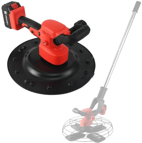 VNATWGOO Einstellbare Putzmaschine Mit 40–300 U/Min, Professioneller Elektrischer Handschleifer, Mit Zwei Akkus Und VerläNgerungsstange,20000mAh
