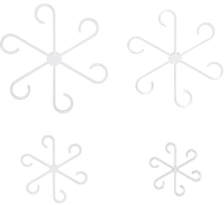 MagiDeal Lot de 4 Supports de tiges pour Plantes grimpantes, réutilisables, pour extérieur, Serre-Joints, Accessoires de Croissance pour la Maison