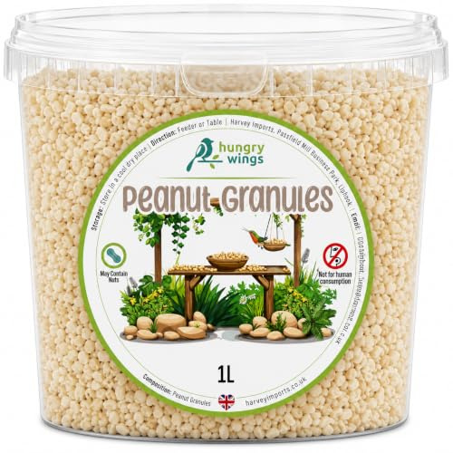 Premium Wild Bird Food 1L Tub (1L Tub, Peanut Granels)