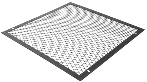 Kaminabdeckungsgitter 7, 86x7, 86 Zoll aus Eisen mit Gitterkonstruktion