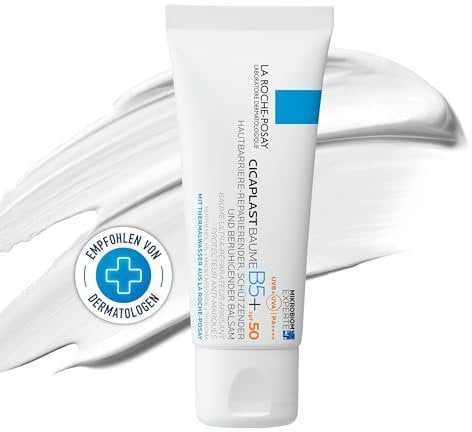 La Roche-Posay Cicaplast Baume B5 LSF 50, Wundpflege-Balsam, Bei irritierter und narbiger Haut, Mit LSF 50 und Provitamin B5, Für Kinder und Erwachsene sowie für die Tattoopflege geeignet, 40 ml