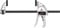 Serre-joint à une main en alu 300 x 85 mm 3000 N TOOLCRAFT 1595615 Envergure max.:500 mm Longueur: 500 mm Mesures d'emp