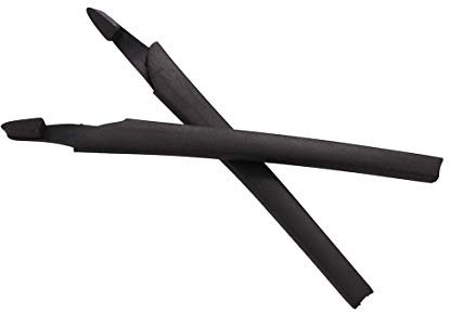 NicelyFit Replacement Temple Arm Leg Ear Socks for Oakley Crosslink Eye Glass Frame OX8118 OX8027 OX8029 OX8030 OX8031 OX8033 OX3149 OX3128 OX3150 (Black)