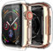 ULuck Hülle für Apple Watch Serie 6 / SE/Serie 5 / Serie 4 Displayschutzfolie 44 mm, Allround-Schutzhülle High Definition Clear Ultra-Thin Cover für iwatch 44 mm - Pure Clear (2 Pack)