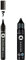 Molotow Blackliner Brush and Refill (1x Blackliner Brush mit Pinselspitze & 1x Refill 30ml, hochpigmentierte, permanente, dokumentenechte Tinte) schwarz