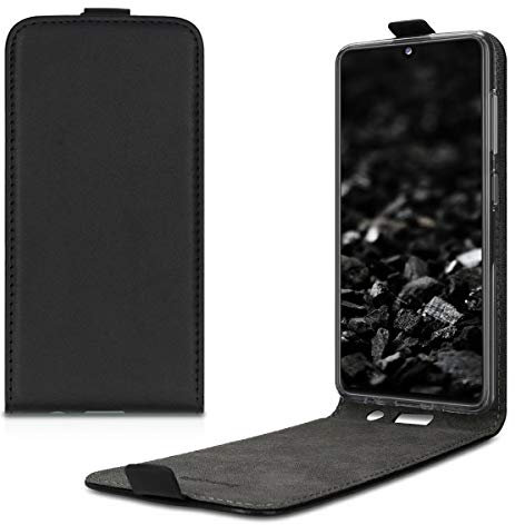 kwmobile Schutzhülle kompatibel mit Samsung Galaxy A41 - Hülle Handy - Flip Case Handyhülle Schwarz
