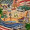 20 Servietten USA Trip | Route 66 | Autos | Oldtimer | Amerika | Vintage 33x33cm
