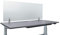 Schreibtisch-Sichtschutz „Privacy Screen Plexiglas Large“, satiniert inkl. Füße | Hygieneschutz 150x60x0,5cm | Spuckschutz zur hygienischen Trennung von Arbeitsplätzen | halbtransparente Schutzscheibe