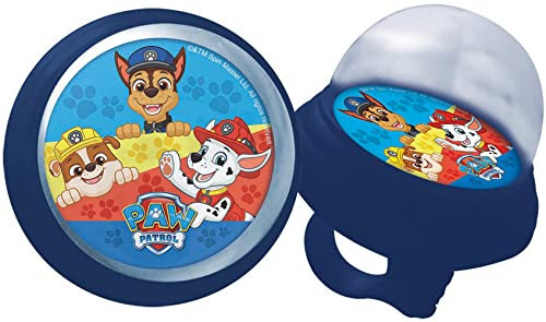 TataWay - Paw Patrol Fahrradklingel | Squeezy-Modell | Charakteristischer Klang | Einfach zu befestigen, hellblau, Einheitsgröße, Metall