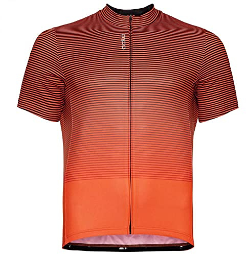 Odlo Herren Essential Print_411952 Radtrikot (1er Pack)