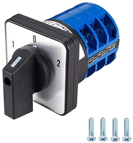 CENPEK Interruptor de cambio LW28-32 3 posiciones 12 terminales Selector de leva rotativa universal Interruptores de enganche 690V 32A