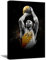 ZHONGYUTONG Kobe Bryant Kunstdruck auf Leinwand Basketball Sportspieler Wandbilder Poster Basketball Fan Wanddekoration Geschenke für Jungen Schlafzimmer (40x60cm Gerahmt)