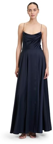 Vera Mont Damen Abendkleid mit Wasserfallausschnitt