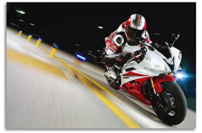 Motorrad-Poster für R6-Motorräder, Motorsport-Poster, dekorative Malerei, Leinwand, Wandposter und Kunstdruck, moderne Familienschlafzimmer-Dekor-Poster