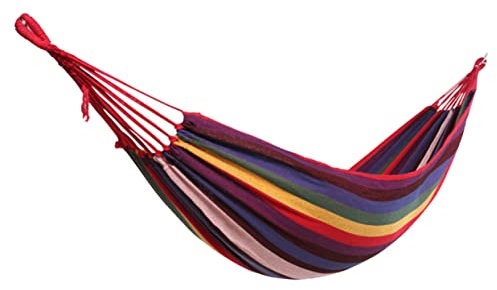Amosfun Outdoor Hammock Thickened Canvas for Camping Garden Swing Hanging Chair Casual Use