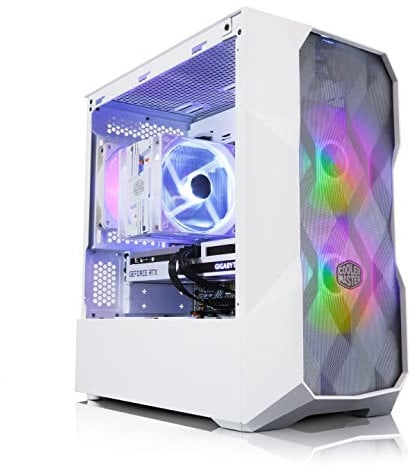 ADMI Gaming PC • Intel i7 12700ΚF • Nvidia RTX 4060 8GB GDDR6 • Corsair 32GB RAM 3200MHz DDR4 • 1TB M.2 SSD • B660 • 650W PSU • 600Mbps WiFi • Cooler Master White RGB Gaming PC Case • Windows 11