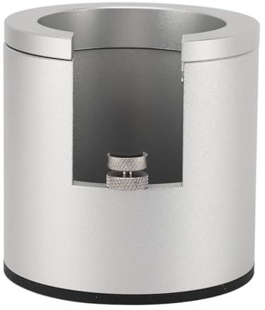 Tamperstation Kaffee Tamper Ständer Espresso Tamper Holder Station Kaffeemaschine Barista Zubehör für 51 53 58 Mm Siebträger (SILVER)