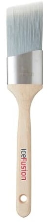 ProDec Advance 2 inch Ice Fusion Angle Oval Trade Synthetic Paint Brush for Painting with Emulsion, Gloss, Satin Paints Ideal for Skirting Board, Architrave & Other Moulded Surfaces, 2 50mm