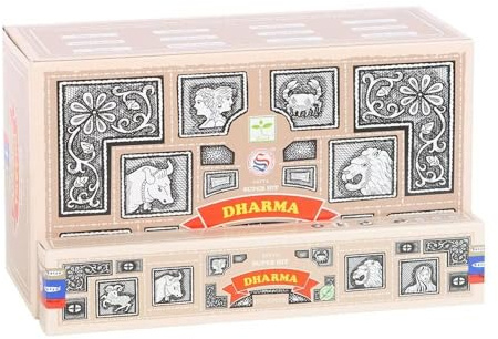 SATYA Räucherstäbchen, Super HIT Dharma, 12 Stück, 15 g, 15 Stück