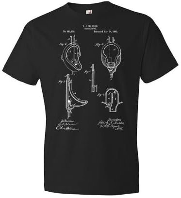 Urinal Bowl Restroom Handyman T Shirt Black L