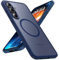 TOCOL für Samsung Galaxy S24 FE Hülle für Magsafe, Schutz in Militärqualität, Stoßfest Kratzfest Handyhülle für Galaxy S24 FE 5G Case, Blau
