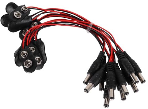 Housoutil 9-v-Batterie-schnallenanschlusskabel Für Elektronik Präzise Gefertigter Batterieclip Verschleißfest